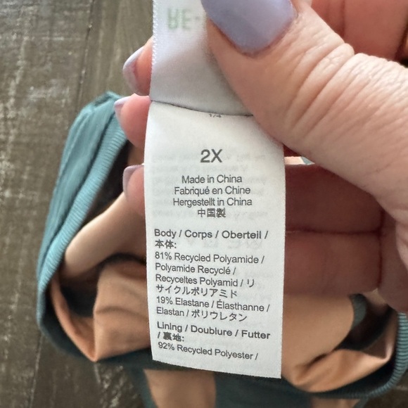 J. CREW NWT Teal Ribbed V Cut Bikini Bottoms Size‎ 2XL - Picture 7 of 7